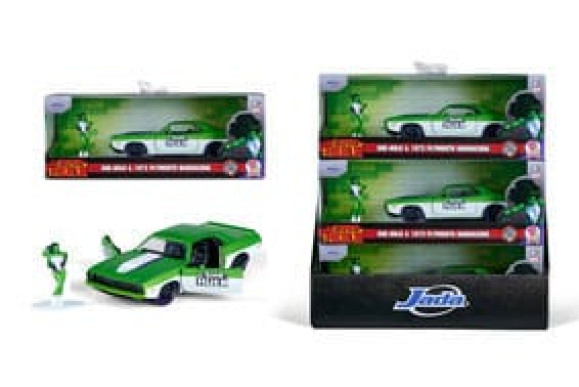 She-Hulk Diecast Modell 1/32 1973 Plymouth Barracuda
