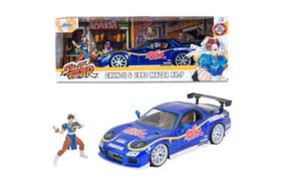 Street Fighter Diecast Modell 1/24 1993 Mazda RX7 Chun-Li