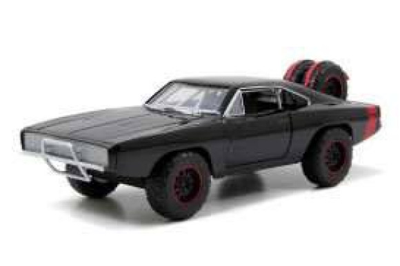 Fast & Furious 7 Diecast Modell 1/24 1970 Dodge Charger Off Road Black