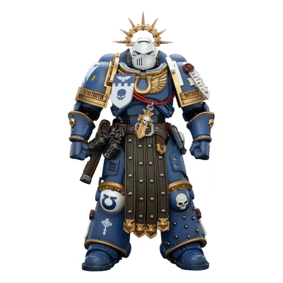 Warhammer 40,000 Actionfigur Ultramarines Torvald with Power Sword, Stormshield and Bolt Pistol 13 cm