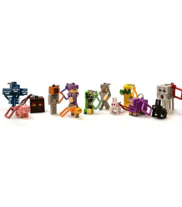 Minecraft PVC Anhänger Series 5 Display (24)