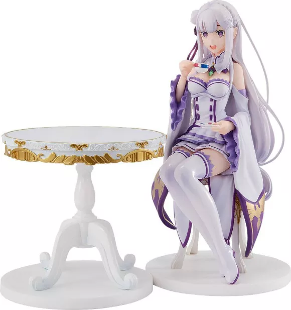 Re:ZERO -Starting Life in Another World- PVC Statue 1/7 Emilia Tea Party Ver. 20 cm