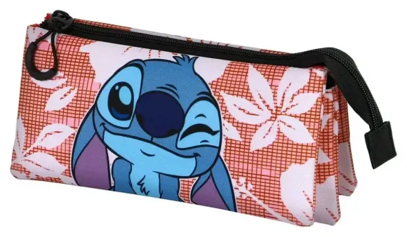 Lilo & Stitch FAN Triple Federmäppchen 2.0 Maui Pink