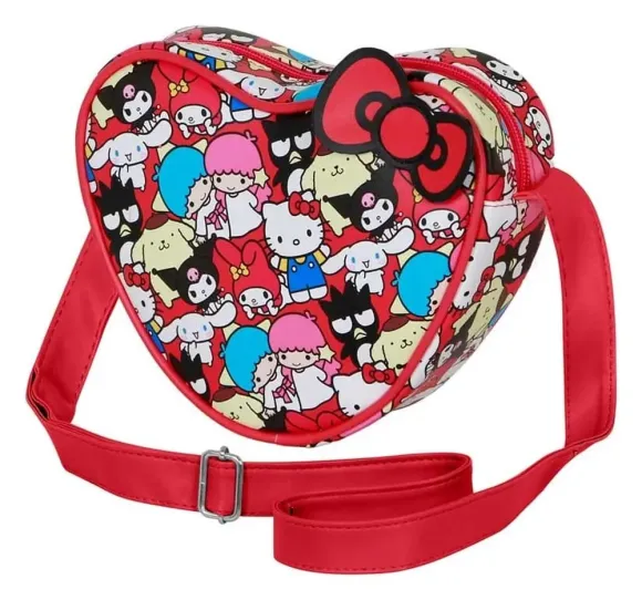 Sanrio Casual Heart Umhängetasche Hello Kitty Friends Multicolour