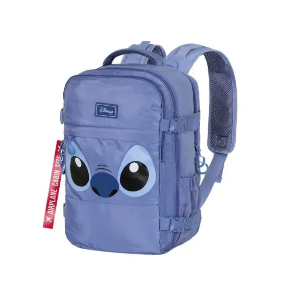 Lilo & Stitch Mercury Underseat Cabin Bag Rucksack Face Blue 