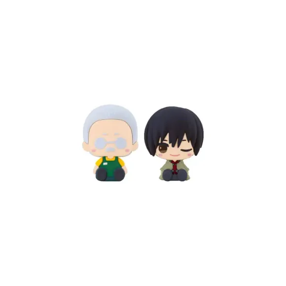 Sakamoto Days Pote Raba Rubber Mascot PVC Mini-Figuren Sakamoto Taro & Nagumo 8 cm