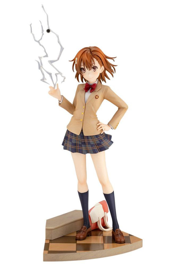 A Certain Scientific Railgun T PVC Statue 1/7 Misaka Mikoto 15th Anniversary Ver. Kotobukiya Luxury Ver. 30 cm