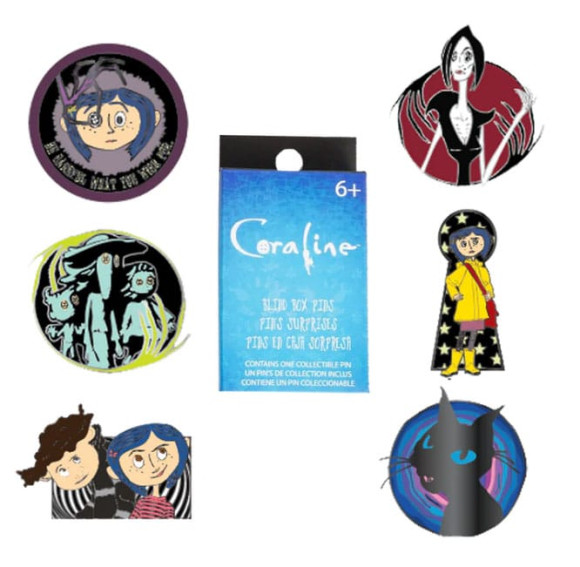 Coraline Ansteck-Pins Glow Blind Box Sortiment (12)