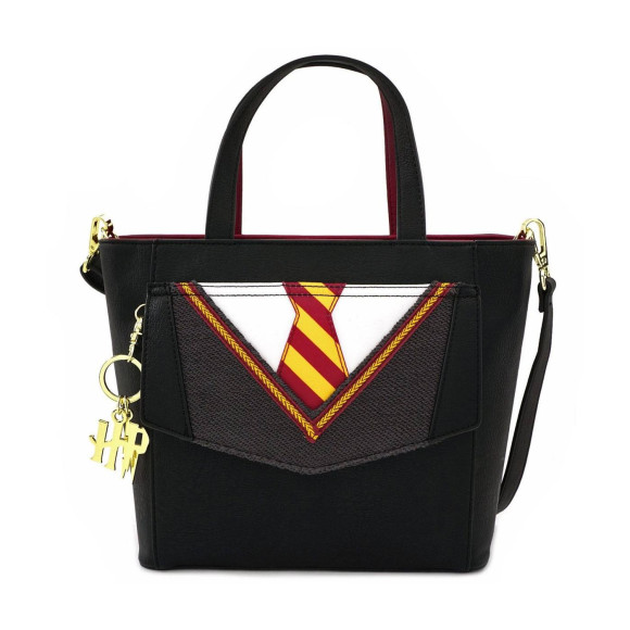 Harry Potter Gryffindor Uniform Umhängetasche Schwarz by Loungefly