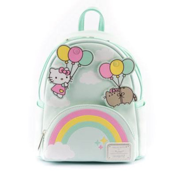 Pusheen by Loungefly Rucksack Pusheen x Hello Kitty Balloons and Rainbow
