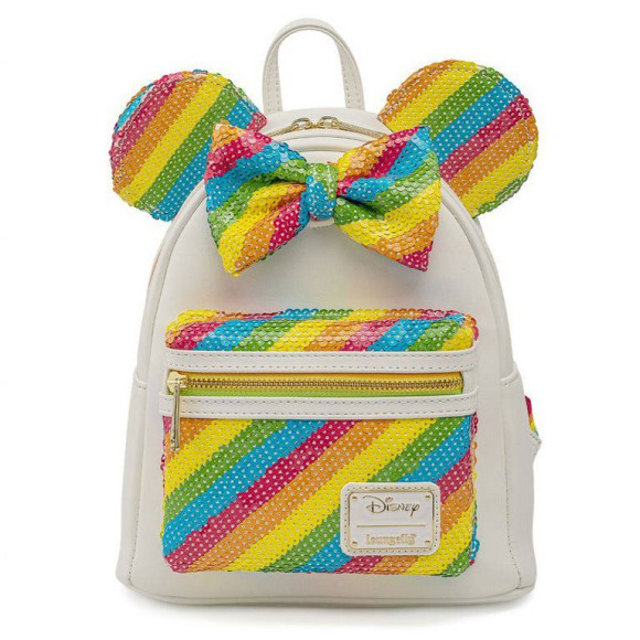 Disney by Loungefly Rucksack Sequin Rainbow Minnie