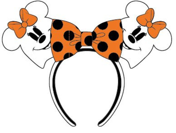 Disney by Loungefly Haarreif Ghost Minnie Glow In The Dark Cosplay