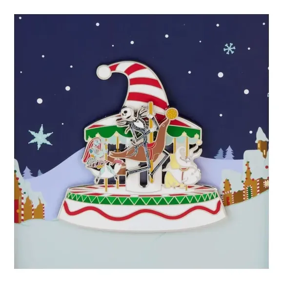Nightmare Before Christmas by Loungefly Ansteck-Pins Christmas Town Carousel 3" Limited Edition 8 cm 