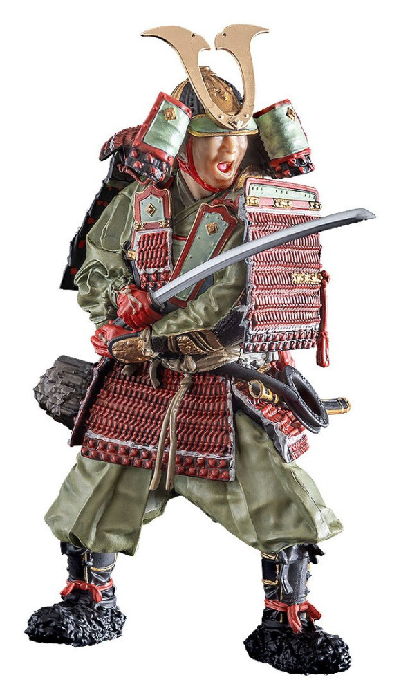 PLAMAX Modellbausatz 1/12 Kamakura Period Armored Warrior 13 cm