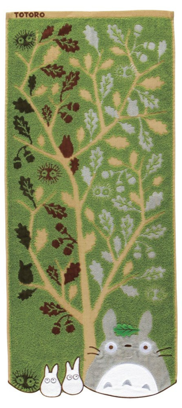 Mein Nachbar Totoro Handtuch Acorn Tree 34 x 80 cm