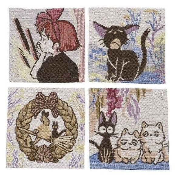 Kikis kleiner Lieferservice Untersetzer 4er-Pack Characters