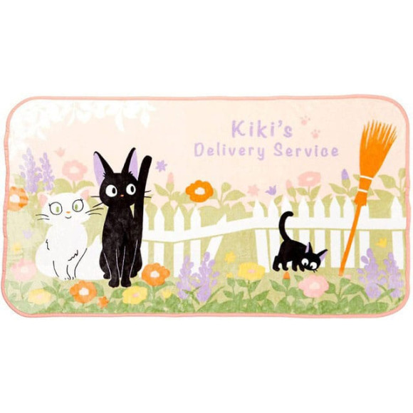 Studio Ghibli Flanell-Fleecedecke Kikis kleiner Lieferservice Jiji & Lily Strawberry Arch 80 x 150 cm