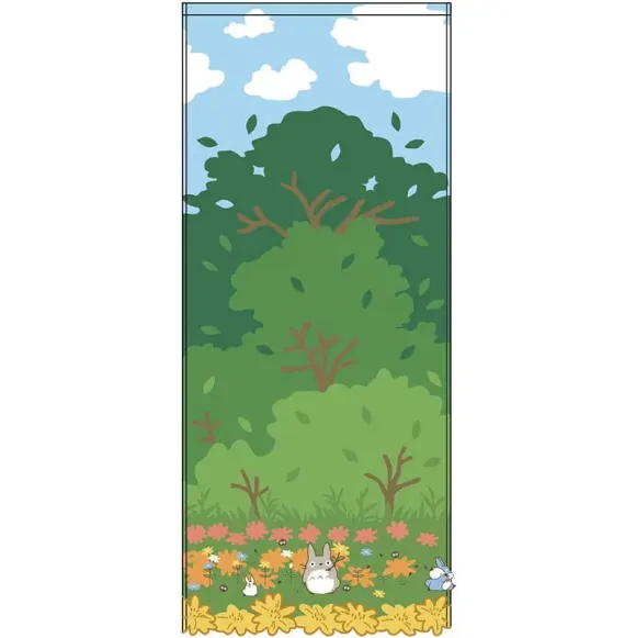 Studio Ghibli Handtuch Mein Nachbar Totoro Medium and Small Totoro Racing 34 x 80 cm 