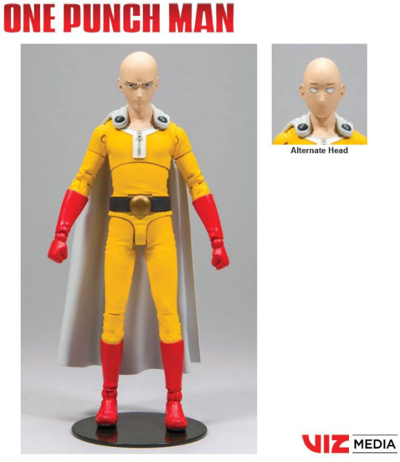 One Punch Man Saitama Actionfigur 18 cm