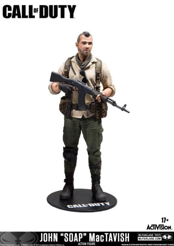 Call of Duty John Soap MacTavish Actionfigur 15 cm