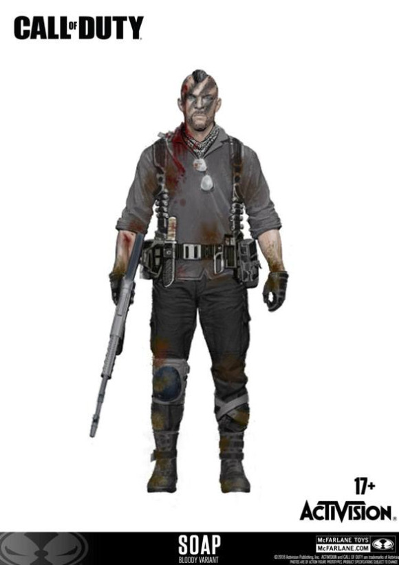 Call of Duty John Soap MacTavish Actionfigur 15 cm Exclusive 