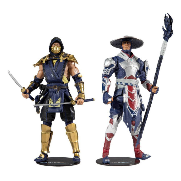 Mortal Kombat Scorpion & Raiden Actionfiguren Doppelpack 18 cm