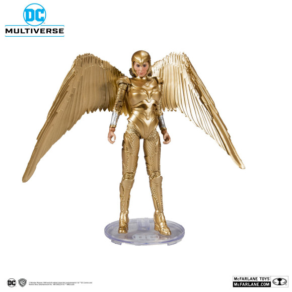 DC Multiverse Wonder Woman 1984 Golden Armor Actionfigur 18 cm