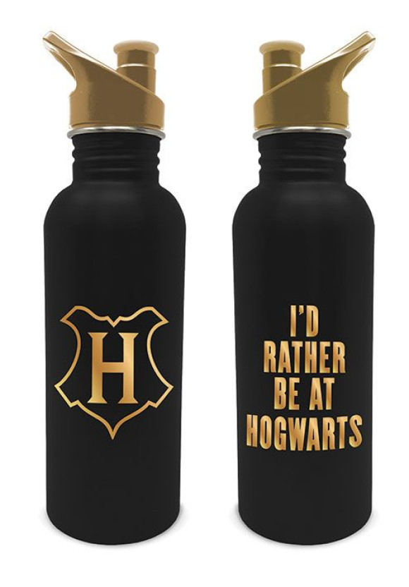 Harry Potter Trinkflasche I'd Rather Be At Hogwarts