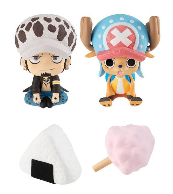 One Piece Look Up PVC Statuen Trafalgar Law & Tony Tony Chopper LTD Ver. 11 cm