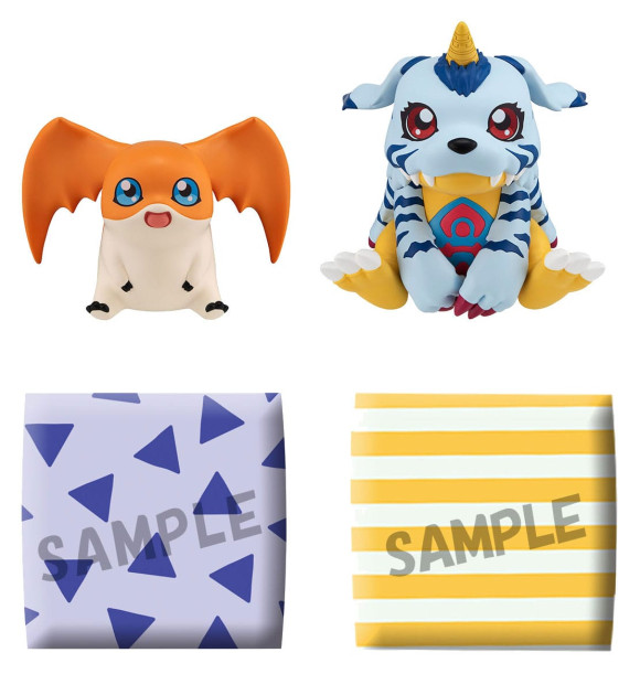 Digimon Adventure Look Up PVC Statuen Gabumon&Patamon set 11 cm