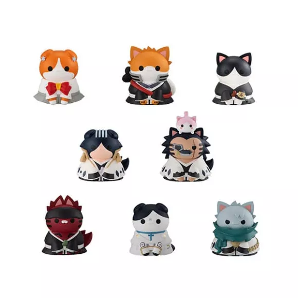 Bleach: Thousand-Year Blood War Mega Cat Project Sammelfiguren 3 cm Nyan Sortiment (8)