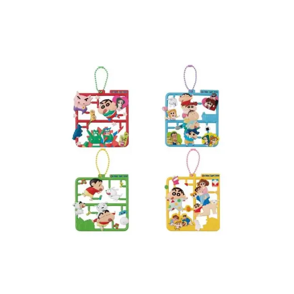 Crayon Shin-chan Plat Collection Anhänger Sortiment (4)    