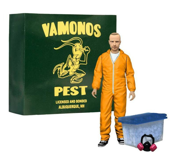 Breaking Bad Jesse Pinkman Deluxe Actionfigur Orange Hazmat Suit 15 cm Exclusive