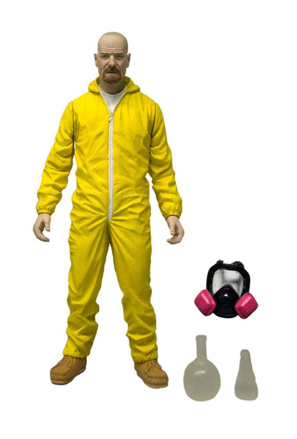 Breaking Bad Walter White Actionfigur Yellow Hazmat Suit 15 cm