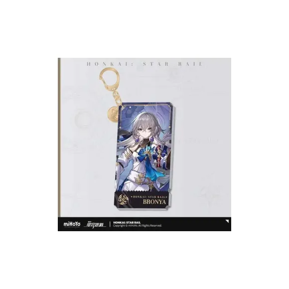 Honkai: Star Rail Charakter Acryl Schlüsselanhänger Bronya 9 cm