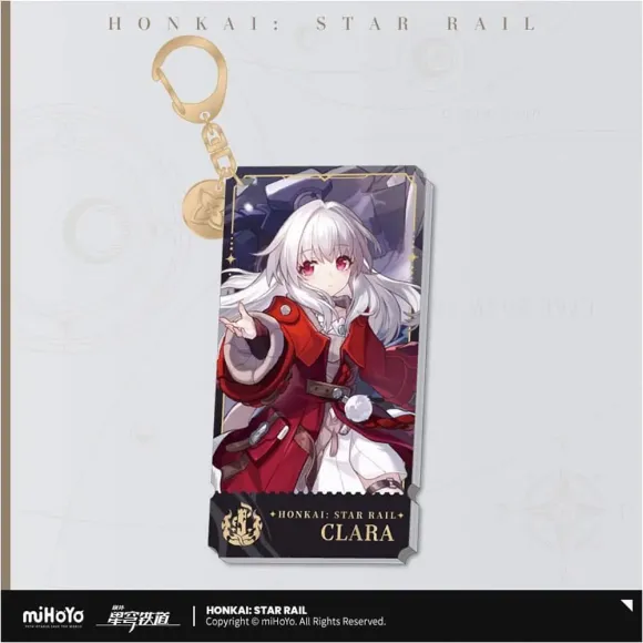 Honkai: Star Rail Charakter Acryl Schlüsselanhänger Clara 9 cm