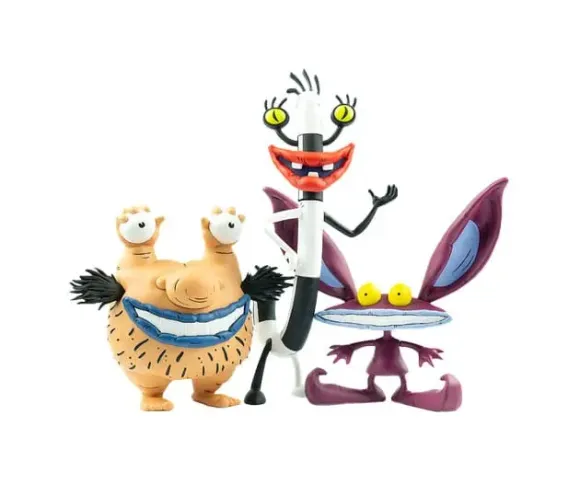 Aaahh!!! Monster PVC Figuren 3er-Pack Ickis, Oblina & Krumm