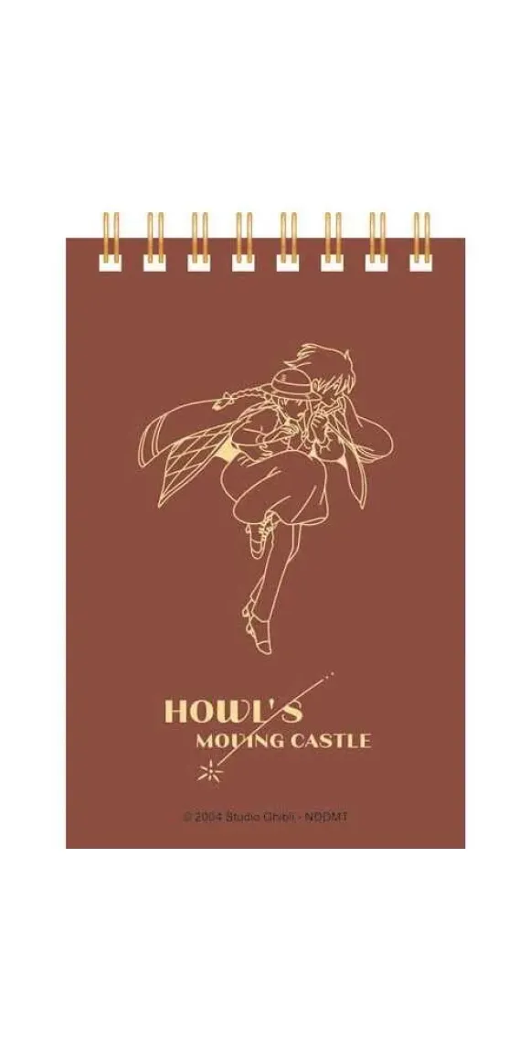 Das wandelnde Schloss Notizblock Sophie & Hauru  