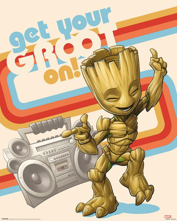 Marvel Poster Set Guardians of the Galaxy Get Your Groot On 40 x 50 cm (4)
