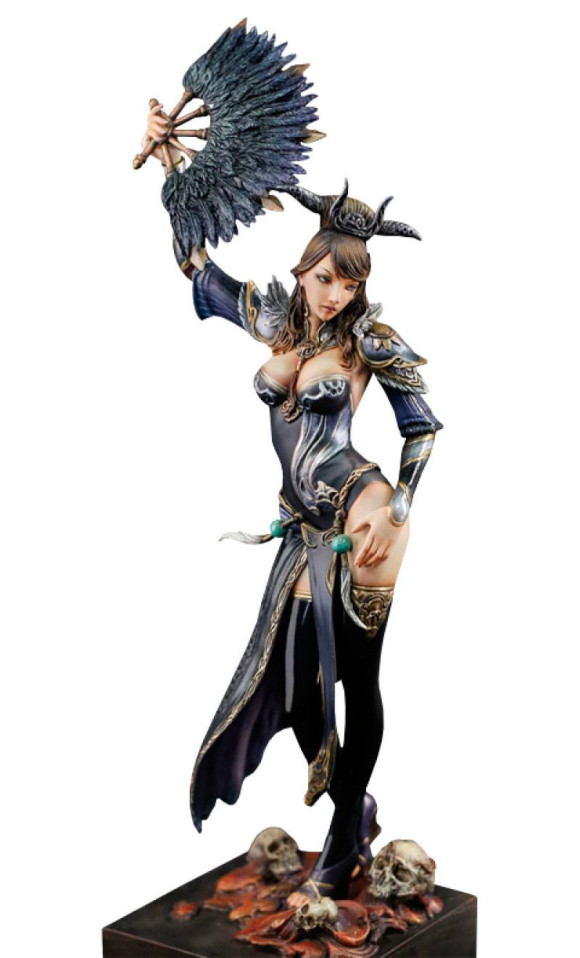 Asura Online Luo Cha Yu Huo Statue 33 cm