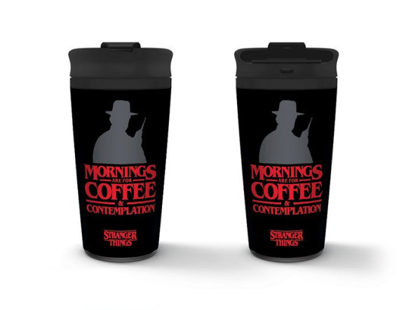 Stranger Things Reisetasse Coffee and Contemplation