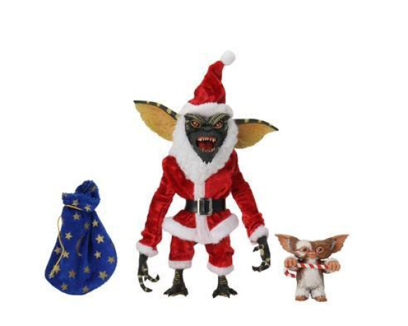 Gremlins Actionfiguren Doppelpack Santa Stripe & Gizmo 18 cm