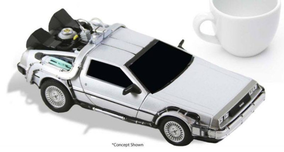 Zurück in die Zukunft Time Machine Diecast Modell 15 cm