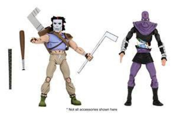 Teenage Mutant Ninja Turtles Casey Jones & Foot Soldier Actionfiguren Doppelpack 18 cm
