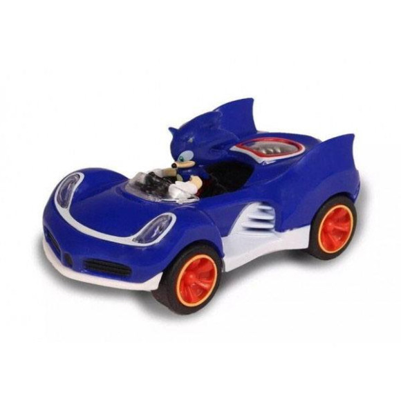 Sonic & All-Stars Racing Transformed Fahrzeug mit Rückziehfunktion Sonic 9 cm