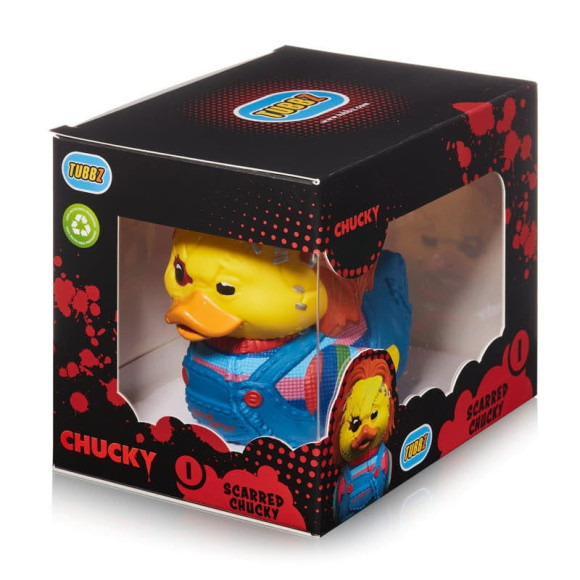 Chucky Die Mörderpuppe Tubbz PVC Figur Chucky Scarred Boxed Edition 10 cm