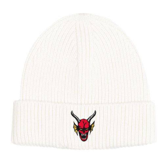 Stranger Things Beanie Hellfire White