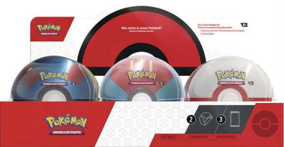 Pokémon TCG Pokeball Herbst 2023 Display (6) *Deutsche Version*