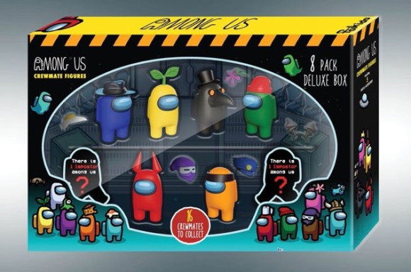 Among Us 8er-Pack Crewmates Deluxe Box Mini-Figuren