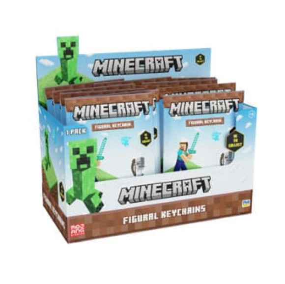 Minecraft Figuren-Schlüsselanhänger Display (24)